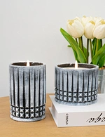 led wax candle light